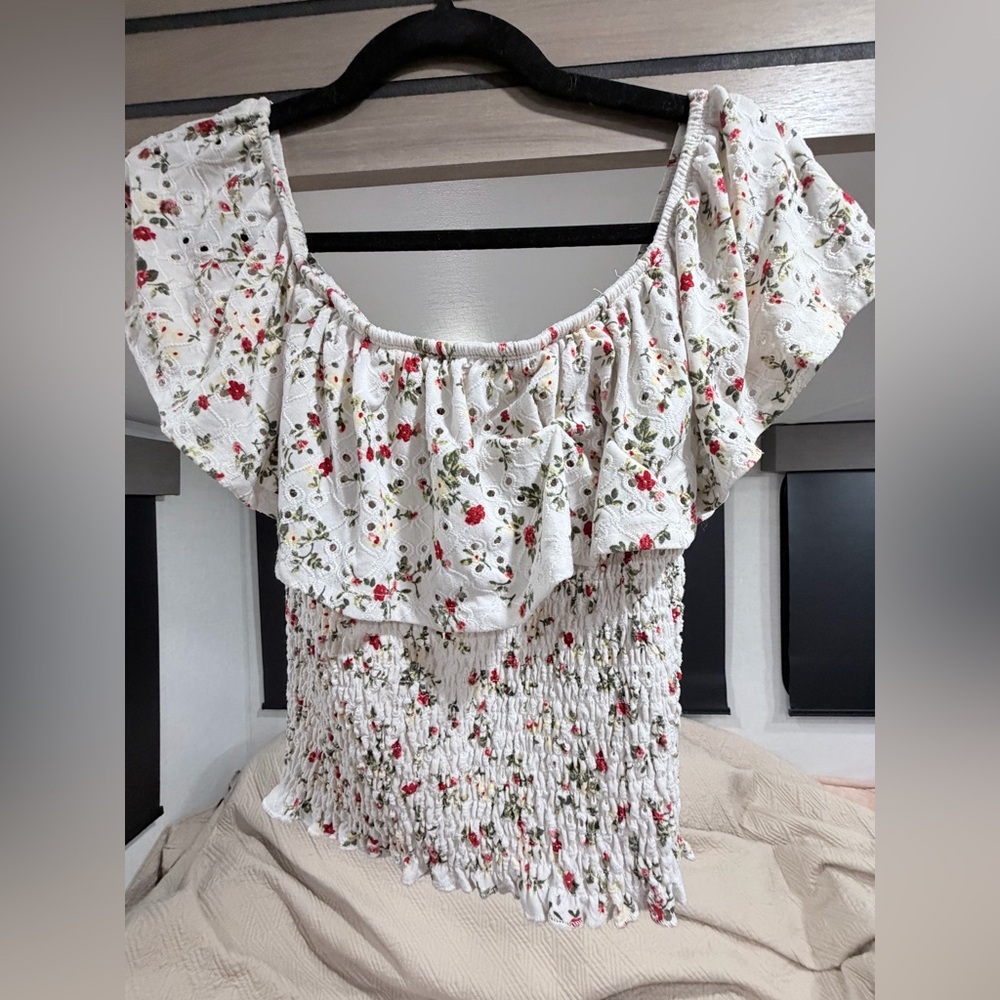 Floral Off-Shoulder Top